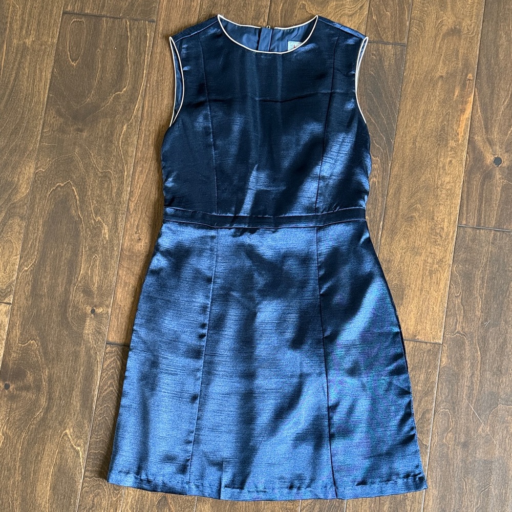Elegant Girls Navy Blue Sleeveless Dress